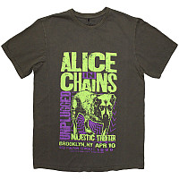 Alice in Chains koszulka, Unplugged Dog Dip Dye Wash Grey, męskie