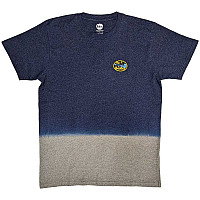 The Beatles koszulka, Oval Logo Dip Dye Wash Navy Blue, męskie