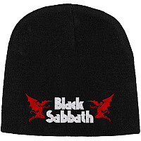 Black Sabbath zimowa czapka zimowa, Logo & Devils Black, unisex