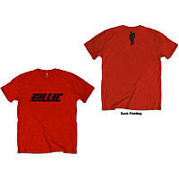 Billie Eilish koszulka, Racer Logo & Blohsh Red BP, męskie