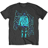 Billie Eilish koszulka, Neon Graffiti Logo Charcoal Grey, męskie