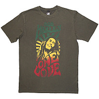 Bob Marley koszulka, One Love Gradient Wash Green, męskie