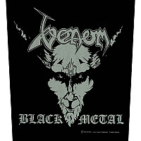 Venom naszywka na plecy CO+PES 30x27x36 cm, Black Metal