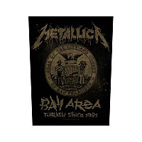Metallica naszywka na plecy CO+PES 30x27x36 cm, Bay Area Thrash