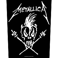 Metallica naszywka na plecy CO+PES 30x27x36 cm, Scary Guy