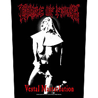 Cradle Of Filth naszywka na plecy CO+PES 30x27x36 cm, Vestal Masturbation