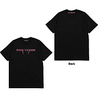 BlackPink koszulka, Pink Venom Logo BP Black, męskie