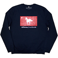 Deftones bluza, Sweatshirt Star & Pony Navy Blue, męska