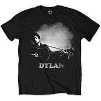 Bob Dylan koszulka, Guitar & Logo, męskie