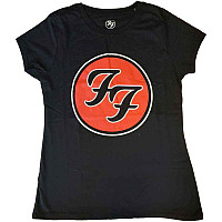 Foo Fighters koszulka, FF Logo Eco Black, damskie