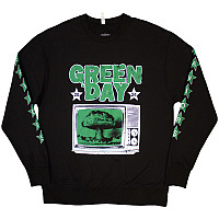 Green Day bluza, Sweatshirt TV Explosion Sleeve Print Black, męska