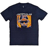 Jamiroquai koszulka, Orange Glow Navy Blue, męskie