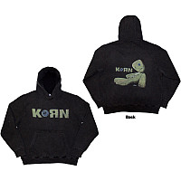 Korn bluza, Doll Issues Wash BP Charcoal Grey, męska