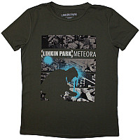 Linkin Park koszulka, Meteora Drip Collage Green, damskie