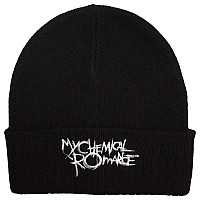 My Chemical Romance zimowa bavlněný czapka zimowa, The Black Parade Logo Black, unisex