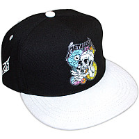 Metallica czapka z daszkiem snapback, The Shortest Straw Multi Eyes Black & Grey, uni