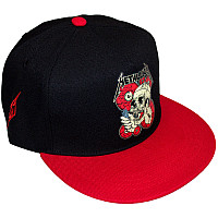 Metallica czapka z daszkiem snapback, The Shortest Straw Red Eyes Black & Red, uni