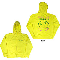 Nirvana bluza, Sorbet Ray Happy Face Zipped BP Neon Yellow, męska