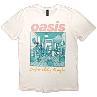 Oasis koszulka, Definitely Maybe Illustration Colour White, męskie