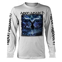 Amon Amarth koszulka długi rękaw, Raven's Flight White, męskie