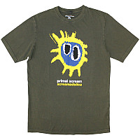 Primal Scream koszulka, Screamadelica Stone Wash Green, męskie