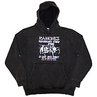 Ramones bluza, East Village Wash Charcoal Grey, męska