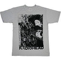 Radiohead koszulka, Scribble Organic Grey, męskie