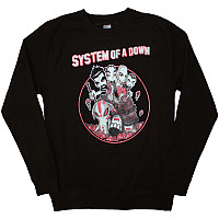 System Of A Down bluza, Sweatshirt Mushroom People Black, męska