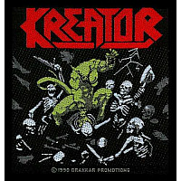 Kreator tkaná naszywka PES 100 x100 mm, Pleasure to Kill