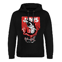 Čelisti bluza, Shark Smoke Epic Hoodie Black, męska