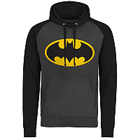 Batman bluza, Batman Signal Logo Baseball DarkGreyBlack, męska