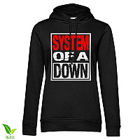 System Of A Down bluza, Logo Organic Girly Black, damska