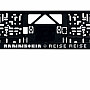 Rammstein plastikowy uchwyt tablicy rejestracyjnej 52 x 13 x 1 cm (1 szt), Reise Reise, uni