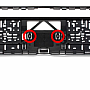 Rammstein plastikowy uchwyt tablicy rejestracyjnej 52 x 13 x 1 cm (1 szt), Reise Reise, uni