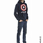 Captain America bluza, Logo Navy, męska