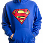 Superman bluza, Shield Hoodie Blue, męska