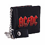 AC/DC portfel 11 x 9 x 2 cm s řetízkem/ 220 g, Red Logo