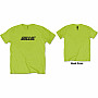 Billie Eilish koszulka, Racer Logo & Blohsh Lime Green BP, męskie
