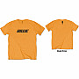 Billie Eilish koszulka, Racer Logo & Blohsh Orange BP, męskie
