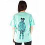 Billie Eilish koszulka, Neon Logo Billie BP Blue, męskie