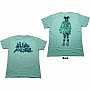 Billie Eilish koszulka, Neon Logo Billie BP Blue, męskie