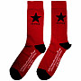 David Bowie ponožky, Blacszttar Red, unisex - velikost 6 až 11 (39 - 45)