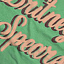 Britney Spears koszulka, Retro Text Ringer Green, męskie