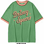 Britney Spears koszulka, Retro Text Ringer Green, męskie