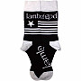 Lamb Of God ponožky, Flag Black, unisex - velikost 7 až 11 (40 - 45)