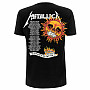 Metallica koszulka, Flaming Skull Tour 94 Black, męskie