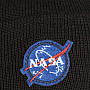 NASA zimowa czapka zimowa, NASA Embroidery Logo Black Onesize