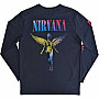 Nirvana koszulka długi rękaw, Angelic Gradient BP Navy Blue, męskie