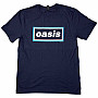 Oasis koszulka, Maine Road Event Logo BP Navy Blue, męskie