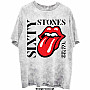 Rolling Stones koszulka, Sixty Vertical Dye Wash Grey, męskie